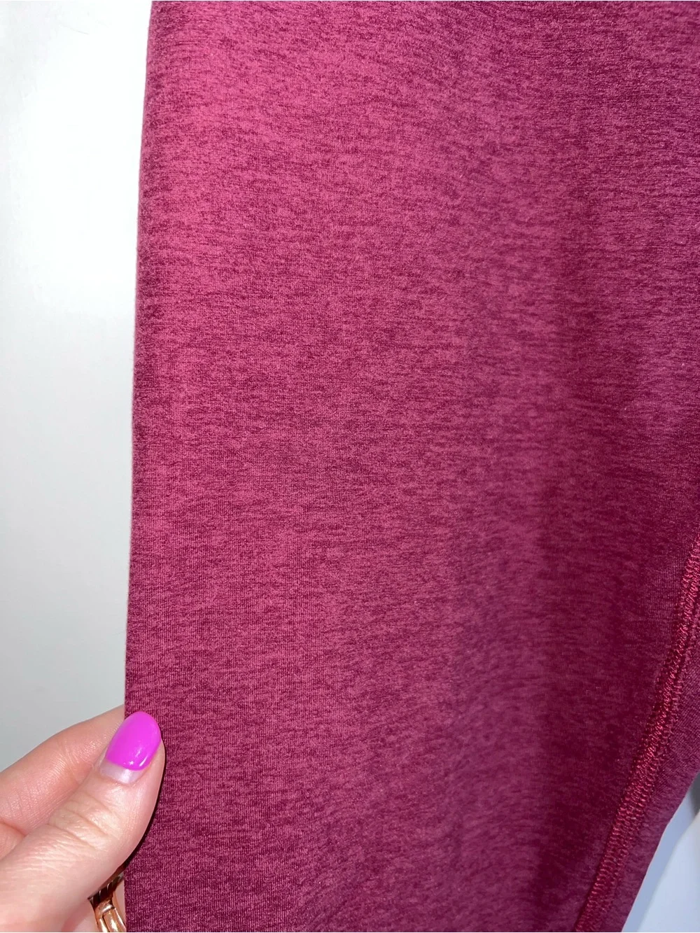 Beyond Yoga Caught In The Midi Legging High-Leggings - Burgundy red color small - Picture 6 of 16